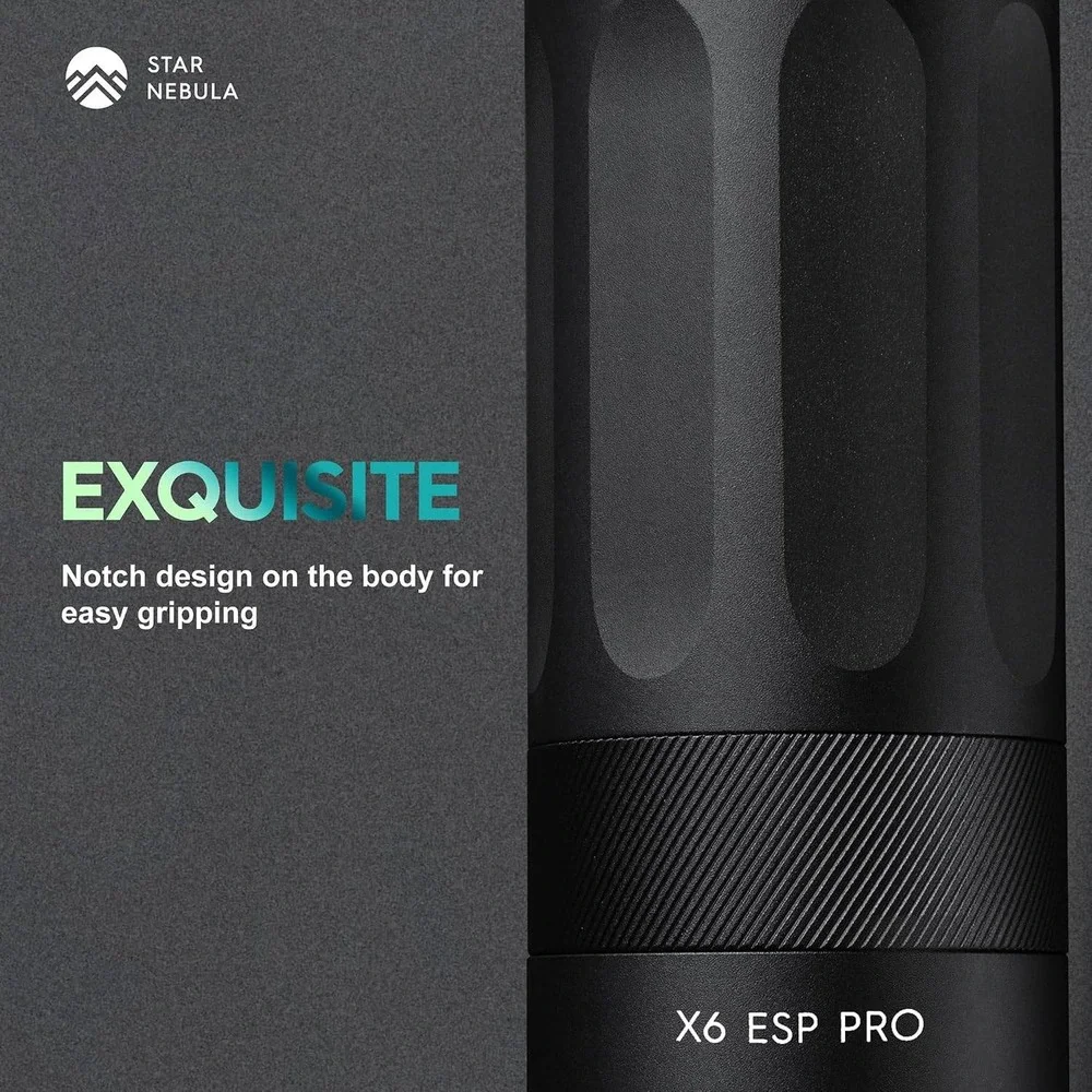Star Nebula X6 Pro Manual Coffee Grinder Black Folding Handle Conical Burr New